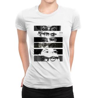 Black History Month Civil Rights Activists Eyes Women T-shirt | Mazezy