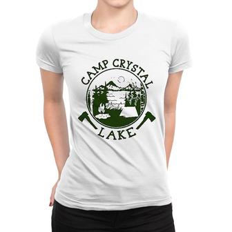 Camp Crystal Lake Counselor Horror Women T-shirt | Mazezy