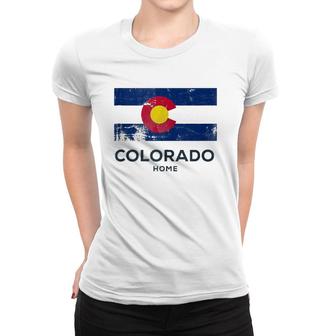 Colorado United States Flag Home Pride Women T-shirt | Mazezy