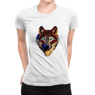 Cool Wolf Women T-shirt | Mazezy