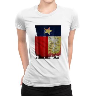 Crockett Texas Flag Women T-shirt | Mazezy