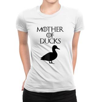 Cute & Unique Black Mother Of Ducks E010396 Ver2 Women T-shirt | Mazezy