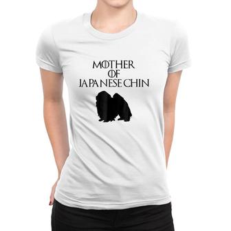 Cute & Unique Black Mother Of Japanese Chin E010672 Ver2 Women T-shirt | Mazezy