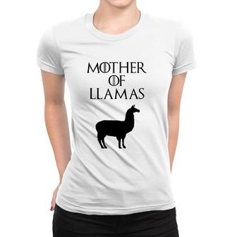 Cute & Unique Black Mother Of Llamas E010458 Ver2 Women T-shirt | Mazezy
