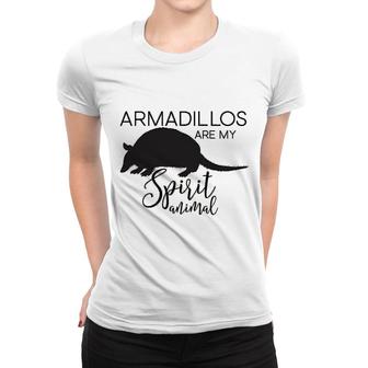 Cute Funny Unique Armadillo Lover Gift Women T-shirt | Mazezy