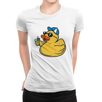 Cute Rubber Ducky Sunglasses Summer Party Duck Toy Kids Women T-shirt | Mazezy