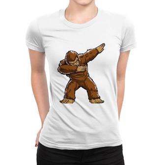 Dabbing Bigfoot Funny Sasquatch Boys Kids Dab Dance Monster Women T-shirt | Mazezy