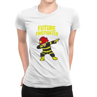 Dabbing Firefighter Kids Future Firefighter Women T-shirt | Mazezy