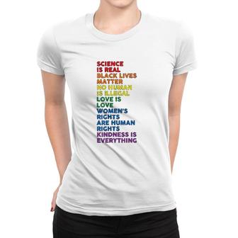 Distressed Science Is Real Lgbt Pride Women T-shirt | Mazezy