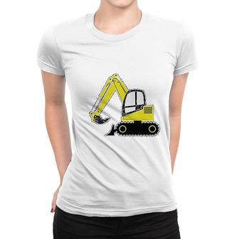 Excavator Construction V2 Women T-shirt - Thegiftio UK