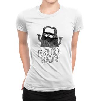 Feeling Grate Funny Cheese Grater Foodie Pun Women T-shirt | Mazezy CA