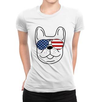 French Bulldog 4Th Of July Independence Day Women T-shirt | Mazezy