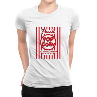 Fresh Popcorn Costume Red Art Women T-shirt - Thegiftio UK