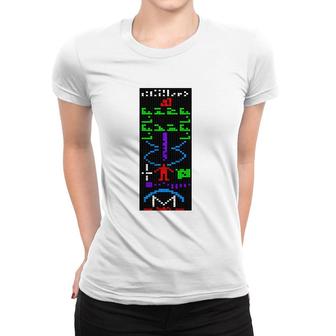 From Earth To Alien Outer Space Arecibo Puerto Rico Message Women T-shirt | Mazezy