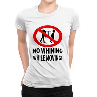 Funny Professional Movers Dolly Moving Humor Women T-shirt | Mazezy DE