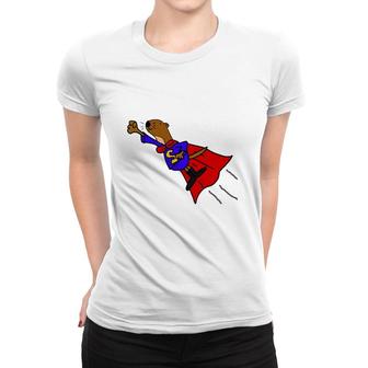 Funny Sea Otter Flying Sea Otter Superhero Women T-shirt | Mazezy