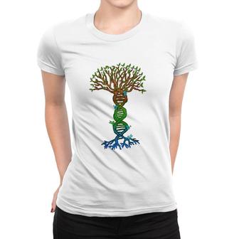 Genetics Tree Genetic Counselor Or Medical Specialist Women T-shirt | Mazezy