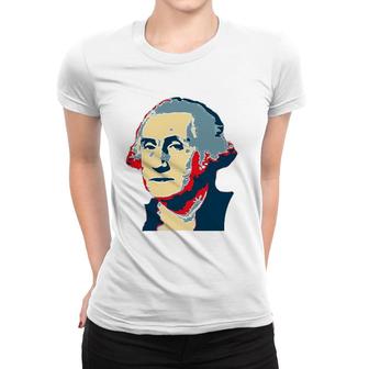 George President Washington Pop Art Women T-shirt | Mazezy DE