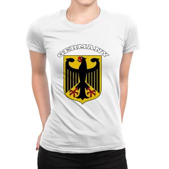 Germany Coat Of Arms Tee Flag Souvenir Berlin Women T-shirt | Mazezy