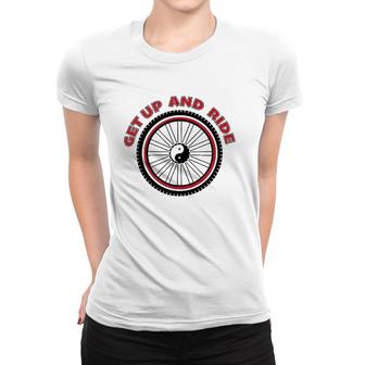 Get Up And Ride The Gap And C&O Canal Book Women T-shirt | Mazezy