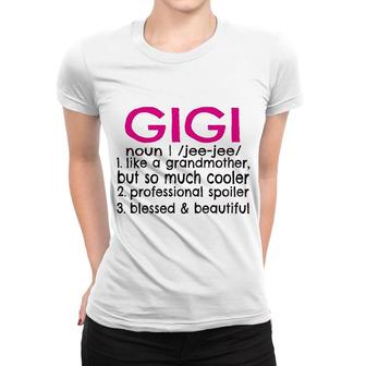 Gigi Definition Canvas Tote Bag Grandma Gift Women T-shirt | Mazezy