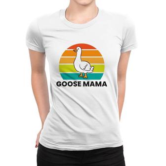 Goose Mom Goose Mama Women T-shirt | Mazezy