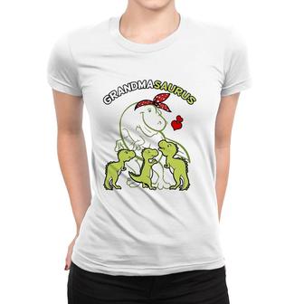 Grandmasaurus Grandma Tyrannosaurus Dinosaur Mother's Day Women T-shirt | Mazezy