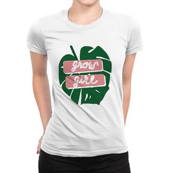 Grow Girl Plant Lovers Women T-shirt | Mazezy