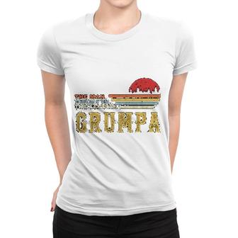 Grumpa The Legend The Man The Myth Women T-shirt | Mazezy