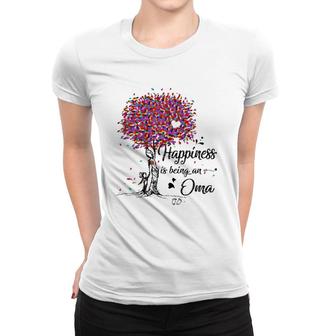 Happiness Is Being An Omacute Mother's Day Gifts Women T-shirt | Mazezy