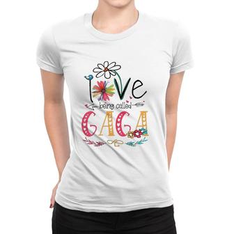I Love Being Called Gaga Sunflower Mother's Day Women T-shirt | Mazezy