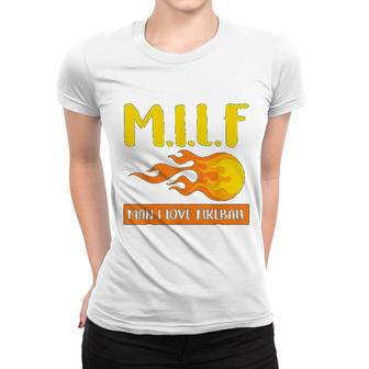 I Love Fireball Gift Women T-shirt | Mazezy