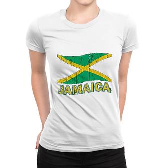 Jamaica Jamaican National Country Flag Women T-shirt | Mazezy