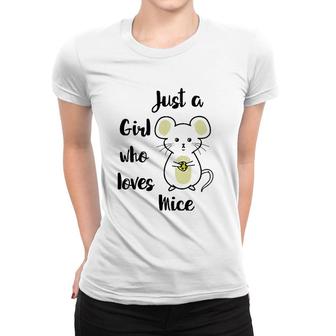 Just A Girl Who Loves Mice - Mouse Lovers Women T-shirt | Mazezy