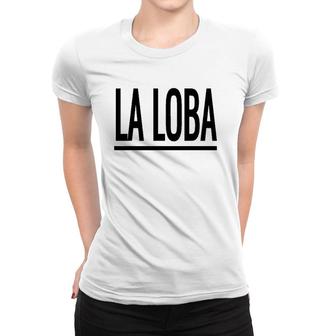 La Loba Lady Wolf She Is A Fierce Woman Black Women T-shirt - Thegiftio UK