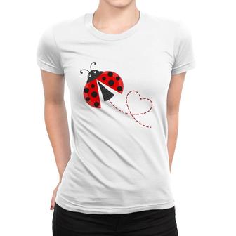 Ladybeetle Ladybugs Nature Lover Insect Fans Entomophile Women T-shirt | Mazezy
