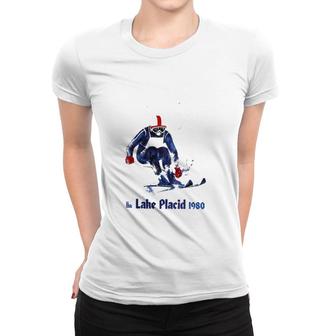 Lake Placid Olympics 1980 Ver2 Women T-shirt | Mazezy
