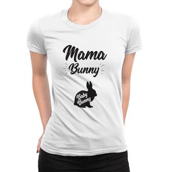 Mama Bunny For Women Pregnancy Announcement Easter Women T-shirt | Mazezy