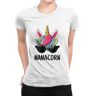Mamacorn Mom Funny Unicorn For Mother's Day Gifts Women T-shirt | Mazezy