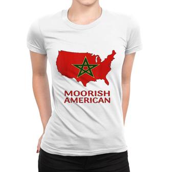 Moorish American Proud Flag Women T-shirt | Mazezy