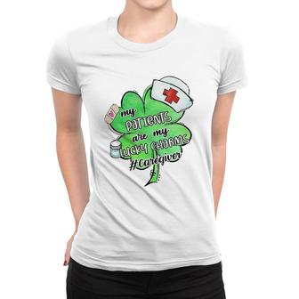 My Patients Are My Lucky Charm Caregiver Women T-shirt | Mazezy AU
