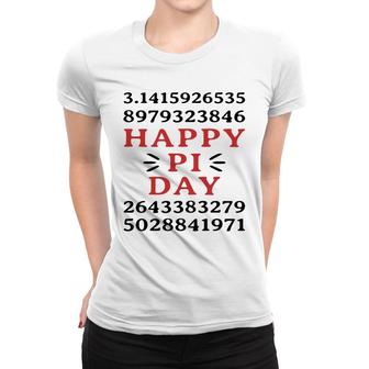 Number Pi Happy Pi Day Exciting Women T-shirt - Thegiftio UK