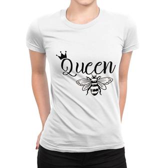 Queen Bee Cool Boss Lady Crown Women T-shirt | Mazezy