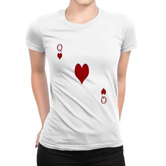Queen Of Hearts- Easy Costumes For Women Women T-shirt | Mazezy