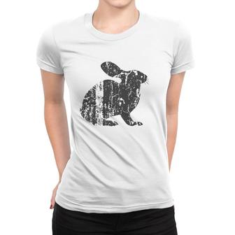 Rabbit Vintage Design Rabbit Print Women T-shirt | Mazezy