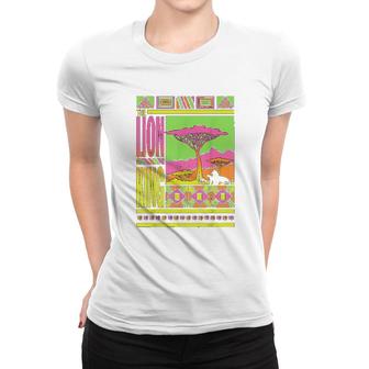 Retro Geometric Style Poster Women T-shirt | Mazezy