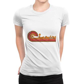 Retro Style Knoxville Tennessee Skyline Women T-shirt | Mazezy