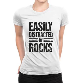 Rock Collector Geology & Mineral Rockhounding Rockhound Women T-shirt | Mazezy