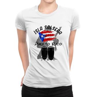Salsero For Life Boricua Puerto Rican Salsa Pride Women T-shirt | Mazezy
