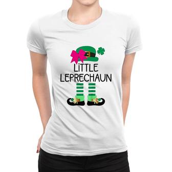 St Patricks Day Little Leprechaun Women T-shirt | Mazezy